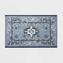 Vintage Persian Medallion Kitchen Rug Blue - Threshold™ -Online Household Items GUEST 025b5f6d 8461 43cc b2bd 68ea68432beb