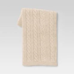 Chunky Cable Knit Reversible Throw Blanket - Threshold™ -Online Household Items GUEST 06ca9c1b c703 4629 911d d2ce62f00d4e