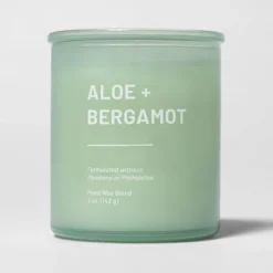 Glass Jar Aloe And Bergamot Candle Green - Threshold™ 12 Glass Jar Aloe And Bergamot Candle Green - Threshold™ -Online Household Items GUEST 073b9542 5bc7 4c27 b1bf 1bfff5fc259b