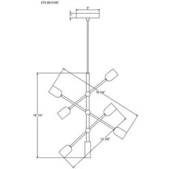 3-Arm Chandelier Brass (Includes Vintage Light Bulbs) - Threshold™ -Online Household Items GUEST 0bde6637 1ee1 44a3 a54a 4cd8213f2c1f
