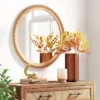 28" Dia Round Wooden Beaded Wall Mirror Natural - Threshold™ -Online Household Items GUEST 0cb9f42f 7fa6 41bf a576 cbccc24cb765