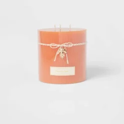Ribbed Pillar Pumpkin Spice Candle - Threshold™ 13 Ribbed Pillar Pumpkin Spice Candle - Threshold™ -Online Household Items GUEST 0d63d7f3 068b 4568 b0aa dd0d0ee144a9