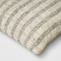 Woven Striped Square Throw Pillow Black/Ivory - Threshold™ -Online Household Items GUEST 1242fa7d 69e4 46d3 a39b 4dbe3587dc81