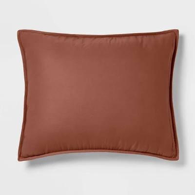 Washed Cotton Sateen Quilt Sham - Threshold™ 5 Washed Cotton Sateen Quilt Sham - Threshold™ - Image 4