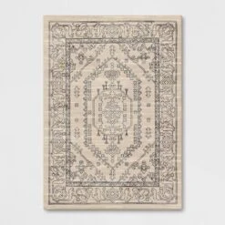 Plush Persian Style Area Rug Cream - Threshold™ -Online Household Items GUEST 21495567 798b 4c7e 88b2 01a16bec916d