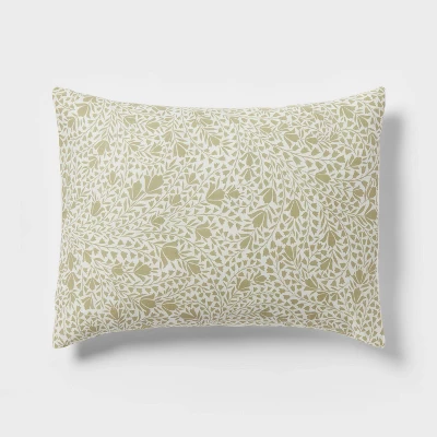 8pc Floral Comforter Set Green - Threshold™ 7 8pc Floral Comforter Set Green - Threshold™ - Image 5