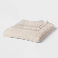 60"x80" Waffle Bed Throw - Threshold™ 9 60"x80" Waffle Bed Throw - Threshold™ -Online Household Items GUEST 26ac8350 1ad1 4f14 bd25 594e542add76