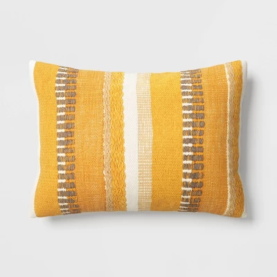 Ombre Striped Lumbar Throw Pillow - Threshold™ 7 Ombre Striped Lumbar Throw Pillow - Threshold™ - Image 5