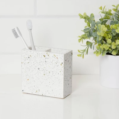 Terrazzo Toothbrush Holder - Threshold™ 3 Terrazzo Toothbrush Holder - Threshold™