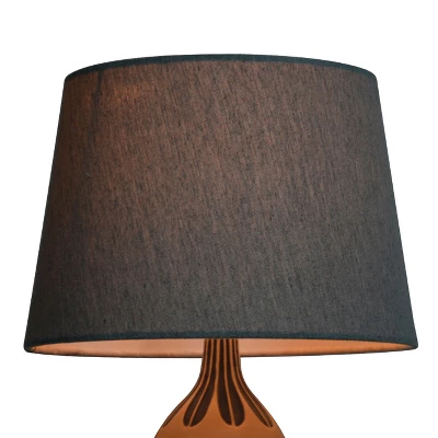 Small Mod Drum Lampshade Gray - Threshold™: Linen Blend, Slip Uno Fitter, No Assembly Required 3 Small Mod Drum Lampshade Gray - Threshold™: Linen Blend, Slip Uno Fitter, No Assembly Required