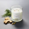 Clear Glass Santal & Ginger Candle White - Threshold™ Designed With Studio McGee -Online Household Items GUEST 317bcb5d 3528 47d5 a99a 5c2e256c5707