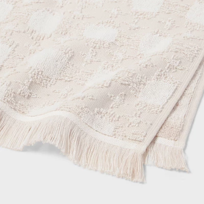 Boho Ikat Patterned Towel Cream - Threshold™ 4 Boho Ikat Patterned Towel Cream - Threshold™ - Image 2