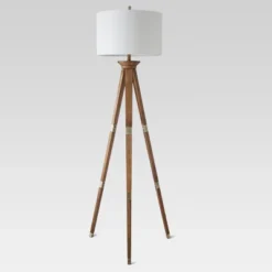 Oak Wood Tripod Floor Lamp Dark Brown - Threshold™ -Online Household Items GUEST 35d9bf1b 7636 4291 92cf a74dbbfc9517