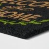 1'6"x2'6"/18"x30" Welcome To Our Home Doormat Black - Threshold™ -Online Household Items GUEST 3cf50533 8185 4095 acd4 79083160ef66