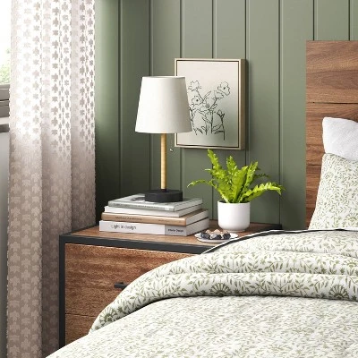 Mini Rattan Wrap Stick Table Lamp Black - Threshold™ 3 Mini Rattan Wrap Stick Table Lamp Black - Threshold™