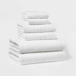 6pc Modern Bath Towels And Washcloths Set - Threshold™ 21 6pc Modern Bath Towels And Washcloths Set - Threshold™ -Online Household Items GUEST 3ef88610 ecb2 46a3 b326 af5218820255