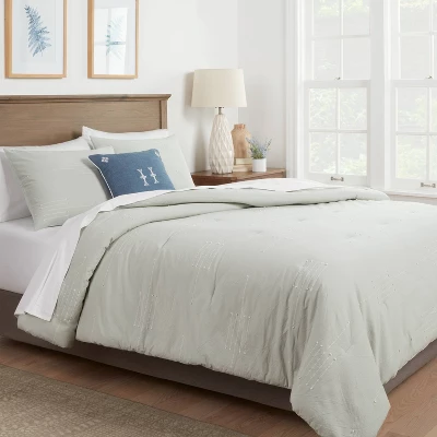 Clipped Linework Comforter & Sham Set - Threshold™ 3 Clipped Linework Comforter & Sham Set - Threshold™