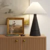 Ceramic Table Lamp With Tapered Shade Black (Includes LED Light Bulb) - Threshold™ -Online Household Items GUEST 41c900f6 d5e3 428f 9e92 5e53b6a90e6b