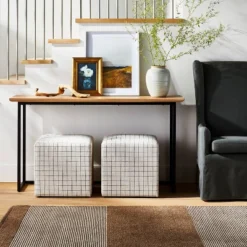 Hillside Hand Woven Wool/Cotton Area Rug Brown - Threshold™ Designed With Studio McGee