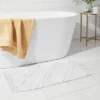 Diamond Embossed Tasseled Woven Bath Rug White - Threshold™ -Online Household Items GUEST 454357c0 de76 4fc8 a3d0 5c38604933fd