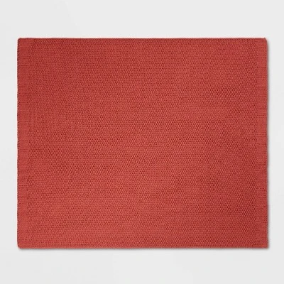 Solid Chenille Knit Throw Blanket - Threshold™ 4 Solid Chenille Knit Throw Blanket - Threshold™ - Image 2