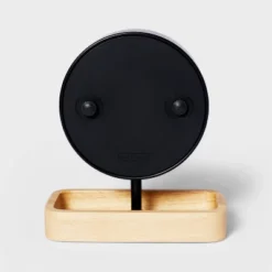 6.5" Desk Clock With Wood Tray - Threshold™ -Online Household Items GUEST 46af0d62 dc3f 4399 87da 9b52f56c64a4