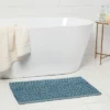 20"x32" Mixed Texture Chenille Bath Rug Teal Blue - Threshold™ -Online Household Items GUEST 47b39fa4 fe8c 4227 b94b 114b7843660e