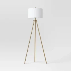 Ellis Tripod Floor Lamp Brass - Threshold™ -Online Household Items GUEST 523c462d c1c1 4a9a 898d 0d6924e5de05