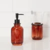 Apothecary Glass Soap/Lotion Dispenser Amber - Threshold™ -Online Household Items GUEST 535ba1ae ee0f 4675 b75c 5d14b58e21ca