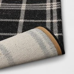 2'x3' Indoor/Outdoor Woven Tapestry Rug Black - Threshold™ -Online Household Items GUEST 54629686 3e3f 4e53 b498 53ba8d4eeb8d