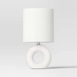 Abstract Ceramic Mini Table Lamp White - Threshold™ -Online Household Items GUEST 547e7228 701a 4f70 910a f62eefa80d54