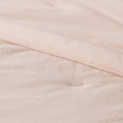 Simple Woven Stripe Comforter & Sham Set - Threshold™ 6 Simple Woven Stripe Comforter & Sham Set - Threshold™ - Image 4