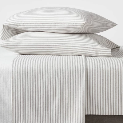 Fall Flannel Solid Sheet Set - Threshold™ 3 Fall Flannel Solid Sheet Set - Threshold™