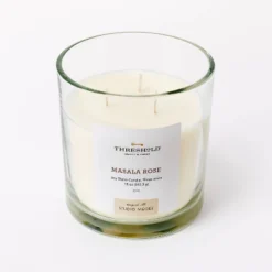 Clear Glass Masala Rose Candle White - Threshold™ Designed With Studio McGee -Online Household Items GUEST 6158848c d4f8 4efe 93c4 8a58a533ee09