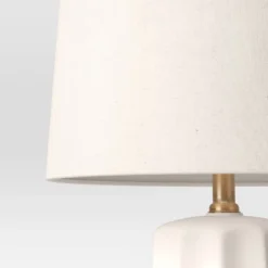24.75"x13" Ribbed Ceramic Table Lamp Cream - Threshold™: Bedside, Nightstand, No Assembly Required 12 24.75"x13" Ribbed Ceramic Table Lamp Cream - Threshold™: Bedside, Nightstand, No Assembly Required -Online Household Items GUEST 63f45e03 e589 4143 aca6 a7dcb7fccaab