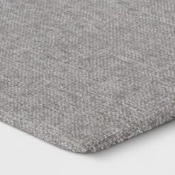 1'6"x2'6" Rectangle Indoor Floor Mat Gray - Threshold™: Kitchen Mat, Basket Weave, Flat Pile, PVC Backing -Online Household Items GUEST 64039ae8 64ce 4dae 991a bf9913bd8c65