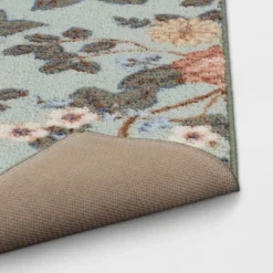 2'x3' Floral High Low Loop Accent Rug Green - Threshold™: Washable Entryway Throw, Indoor Skid-Resistant Rug -Online Household Items GUEST 6abb636b 69c5 400b a111 cf6f9c0ec17c
