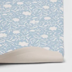 60" X 20" Floral Comfort Runner Mat Blue - Threshold™ -Online Household Items GUEST 6f9e8822 4bc9 4efa a40f b95c782d1456