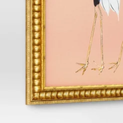 30"x 24" Stylized Bird Canvas Board Framed Art - Threshold™ -Online Household Items GUEST 71c12409 7073 42b8 b49a f90d29efbd15