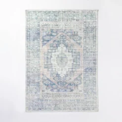 Brighton Distressed Vintage Persian Rug Light Blue - Threshold™ Designed With Studio McGee 9 Brighton Distressed Vintage Persian Rug Light Blue - Threshold™ Designed With Studio McGee -Online Household Items GUEST 749f8c26 ca3a 4ac4 b6de f950c498d722