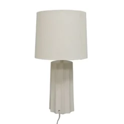 24.75"x13" Ribbed Ceramic Table Lamp Cream - Threshold™: Bedside, Nightstand, No Assembly Required 15 24.75"x13" Ribbed Ceramic Table Lamp Cream - Threshold™: Bedside, Nightstand, No Assembly Required -Online Household Items GUEST 751b3f8c 43da 4f4a adb6 545d5ea6761c