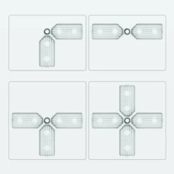 Aluminum Corner Tension Pole Caddy Gray - Threshold™ -Online Household Items GUEST 75ce258a 9f45 4721 9e05 3c2e81d435c3