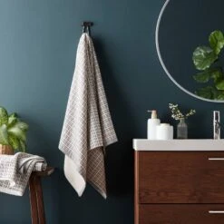 Modern Dash Towel Black/White - Threshold™