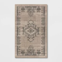 Hancock Distressed Center Motif Rug Beige - Threshold™ -Online Household Items GUEST 7abb6d49 1fa2 45cb 8bc2 da63c76cb8c5