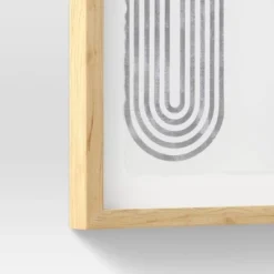 (Set Of 2) 16" X 20" Curve Lines Framed Under Glass Black - Threshold™ -Online Household Items GUEST 7baf7b27 376e 4957 9e0f 57bbc883acc6