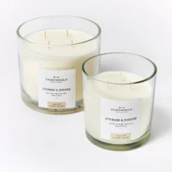 Clear Glass Cypress & Juniper Candle White - Threshold™ Designed With Studio McGee 9 Clear Glass Cypress & Juniper Candle White - Threshold™ Designed With Studio McGee -Online Household Items GUEST 7d898c39 8a13 4ddb bd04 1def94ae2a46