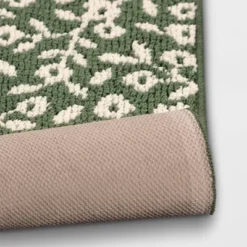 2'x3' Botanical Washable Accent Rug Fern Green - Threshold™ -Online Household Items GUEST 7f4543cb 2bea 4a8d bf7b 5361604c65ca