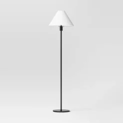 Stick Floor Lamp With Tapered Shade Black - Threshold™ -Online Household Items GUEST 8095914b 602d 42b3 a435 4beb671eee3f