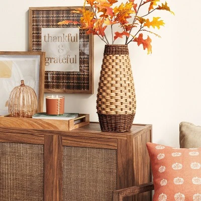 16" X 20" Thankful & Grateful Framed Under Plexi - Threshold™ 3 16" X 20" Thankful & Grateful Framed Under Plexi - Threshold™