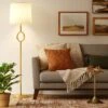 Metal Ring Floor Lamp Brass (Includes LED Light Bulb) - Threshold™ -Online Household Items GUEST 84cc7850 4420 4a7b 8bee 99fecc3c9f05